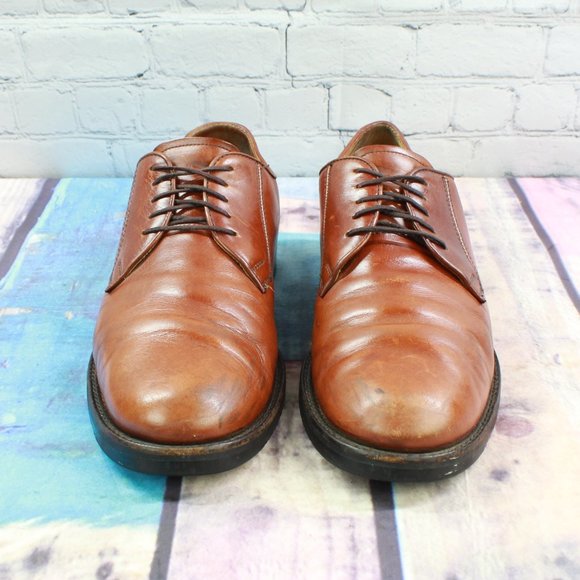 Cole Haan Brown Leather Dress Plain Toe Oxford Shoes Size 10.5 M - Picture 5 of 9